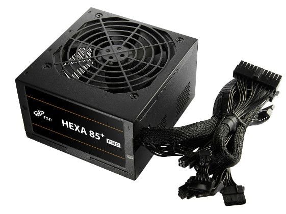 FSP/Fortron HEXA 85+ PRO 450W, 450 W, 100 - 240 V, 50/60 Hz, 6-2,5 A, Aktiv, 85 %