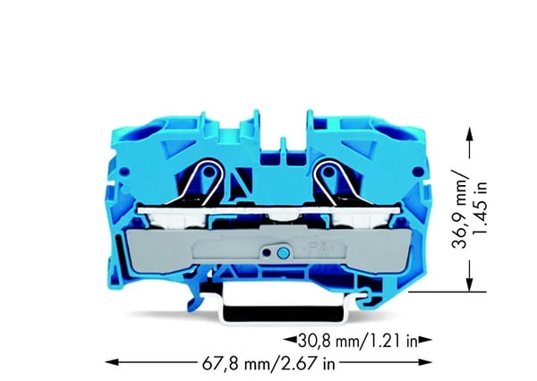 Wago 2010-1204, 10 mm, 67,8 mm, 36,9 mm, 800 V