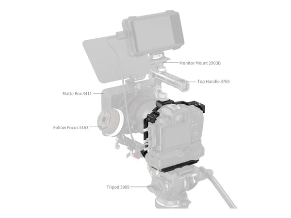 SmallRig 5623, 153,6 mm, 67,1 mm, 164,4 mm, 199 g, 184 mm, 180,5 mm