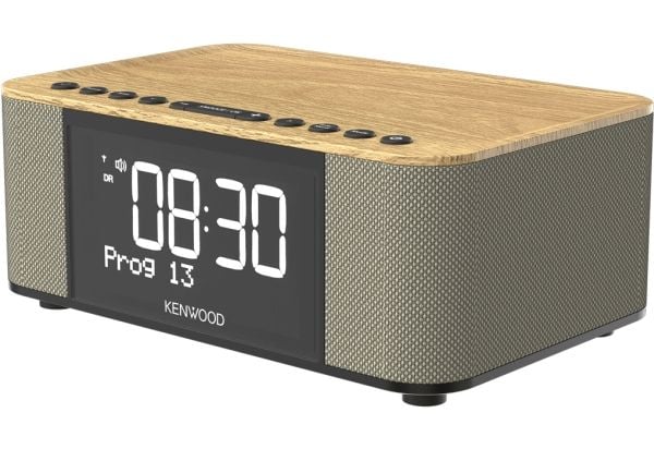 Kenwood CR-ST40DAB-M -kelloradio, DAB+, Bluetooth, 6 W, puunvärinen
