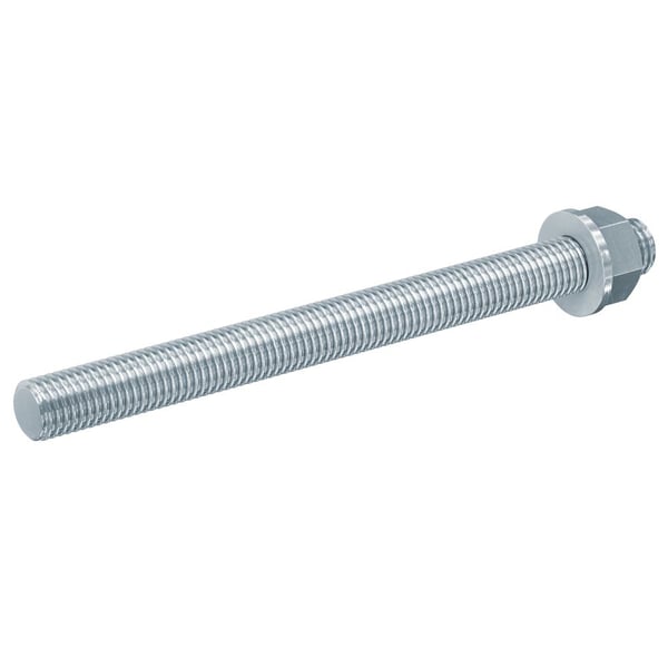 Fischer FIS A, M12, Stål, Fullt gjenget stang, 210 mm, 10 stykker
