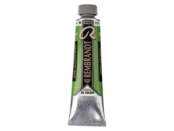 Rembrandt oljemaling tube Cinnabar Green Medium 625
