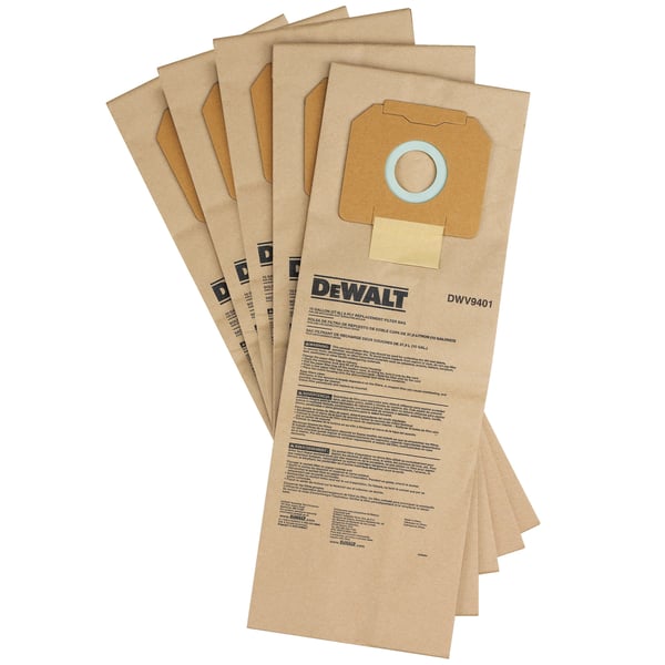 DEWALT FLAT BAGS FOR DWV902 5kpl.