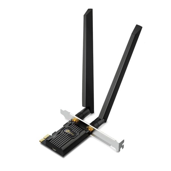 TP-Link Archer TXE72E, Intern, Trådlös, PCI Express, WLAN / Bluetooth, 2402 Mbit/s, Svart