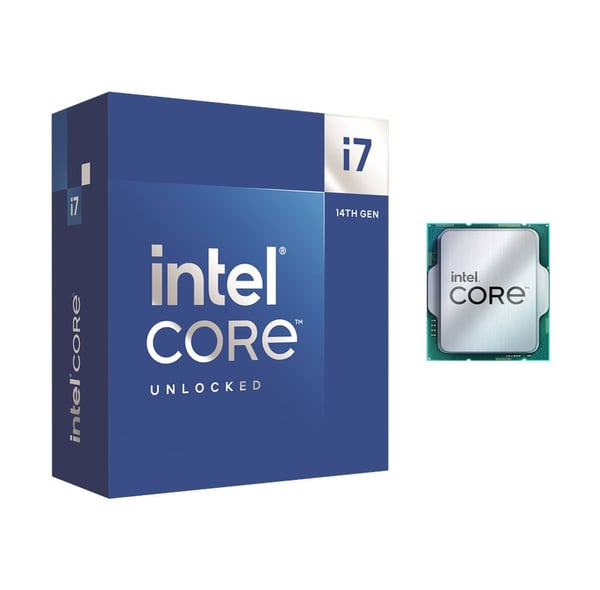 Intel® | Core™ i7-14700K - 20-kärniga - 3,4 GHz (upp till 5,6 GHz turbo) - LGA1700-sockel - Intel® UHD-grafik | Box (utan kylare)