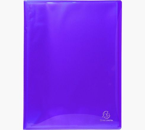 Demomappe Exacompta Iderama A4 (210 x 297 mm) med 30 innstikklommer - 4 stk. assorterte farger i pakken