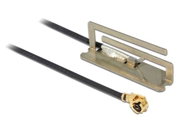 DeLOCK 86389, 1,6 dBi, 5,8 GHz, IEEE 802.11a, IEEE 802.11b, IEEE 802.11g, IEEE 802.11h, IEEE 802.11n, F-typ, -10 – 55 °C, 60 mm
