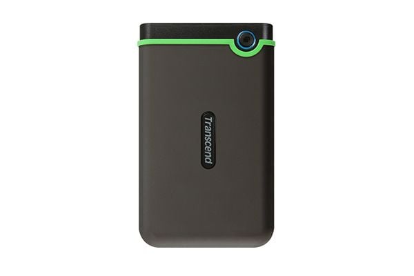 Transcend StoreJet 25M3 - Harddisk - 4 TB - ekstern (bærbar) - 2.5" - USB 3.1 Gen 1 - AES - jerngrå