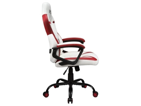Subsonic SA5573-AC1, Stoppad sits, Stoppat ryggstöd, Vit, Vit, Konstläder, Konstläder