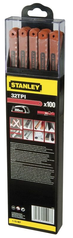 Handsågsblad för metall STANLEY 1-15-907 tänder per tum 32
