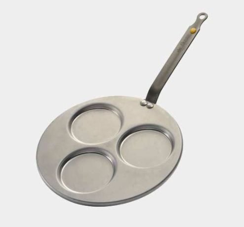 De Buyer Mineral B Element Triblinis blini pan, carbon steel, 3x10 cm De Buyer Mineral B Element Triblinis blini pan, carbon steel, 3x10 cm