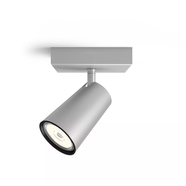 Philips myLiving Paisley tak-/väggspotlight, Utanpåliggande spotlight, GU10, 1 lampor, LED, 220-240 V, Aluminium