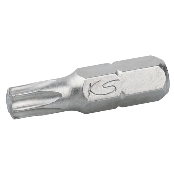 KS Tools 911.3691, 1 kpl, Torx, T30, nikkeli, DIN 3126, ISO 1173 - C 8, 30 mm