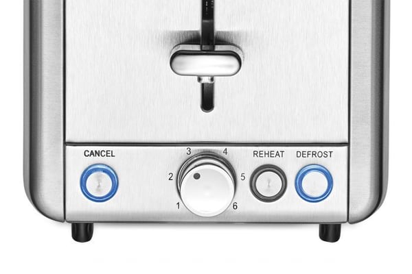 SOLIS Toaster Steel - 2 skive(r) - Rustfritt stål - Rustfritt stål - Knapper - Rotasjonskontroll - 925 W - 280 mm (SO016)
