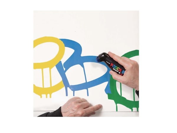 Posca MOP´R Squeeze Marker PCM-22 8C - med 8 stk. ass. farver