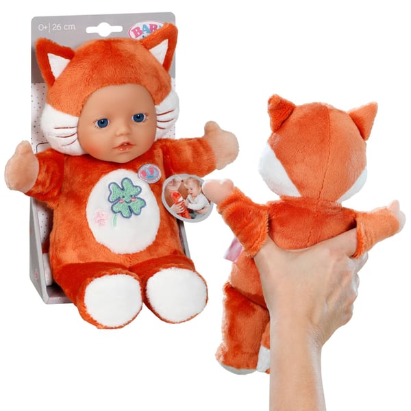BABY born for babies Fox 26cm, Babydocka, Flicka, Pojke/flicka, 260 mm, Multifärg