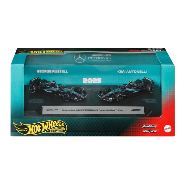 Hot Wheels F1 Racing Premium 2-Pack 1:64 Mercedes