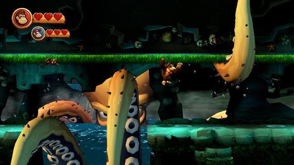 Nintendo Donkey Kong Country Returns HD (Switch), Nintendo Switch, Flerspillermodus, RP (Rating Pending)