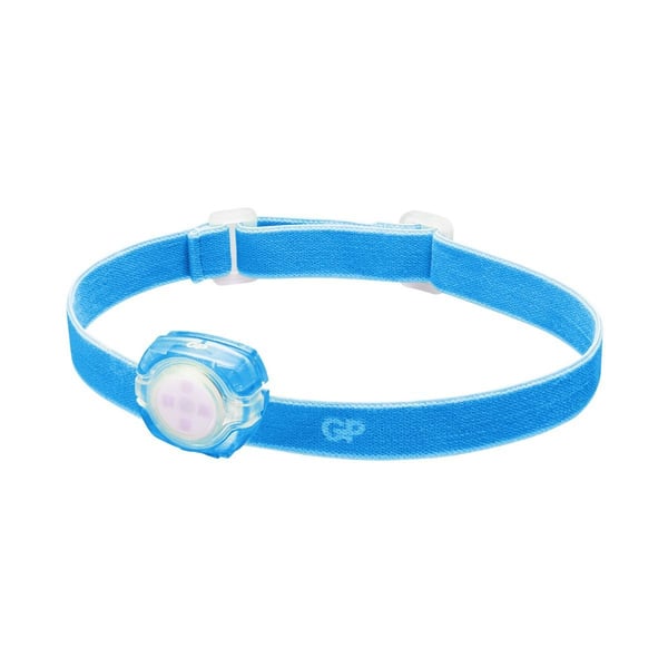 GP Lighting CH31, Taskulamppu otsanauhalla, Sininen, LED, 100 lm, 40 m, CR2025