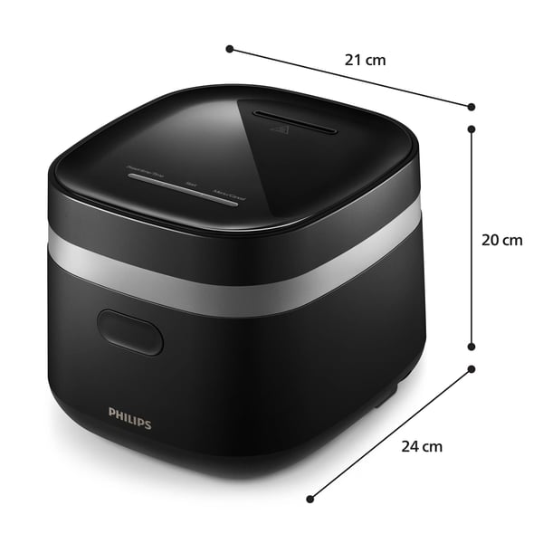 Philips 3000 series HD3090/80 tryckkokare 1,8 L 400 W, svart