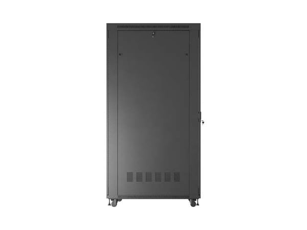 Lanberg FF01-8247-23BL räkkikaappi 47U 19" 800x1200 musta rei'itetyt ovet LCD