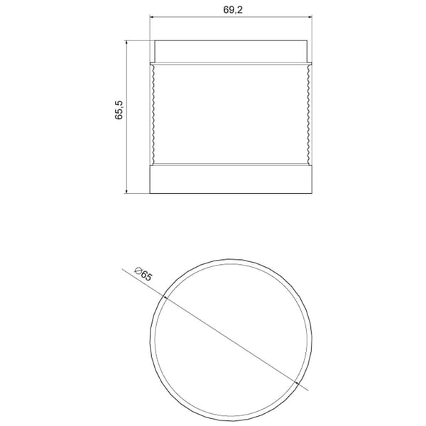 Siemens Permanent lys-elementti 8WD44205AF 8WD4420-5AF LED 1 stk