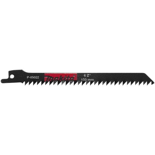 Makita No.3022 - Sabelsagblad - for tre, plast, polyvinylklorid (PVC) - 5 deler - lengde: 150 mm - for Makita DJR183, JR002GZ, JR3070CT