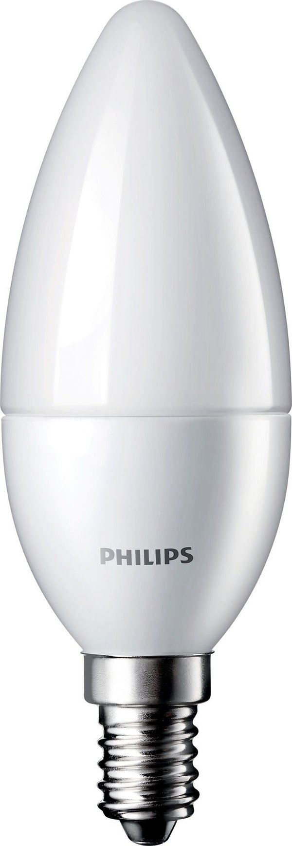 Philips CorePro LEDcandle - LED-lyspære - form: B35 - mattslipt finish - E14 - 5.5 W (ekvivalent 40 W) - klasse A+ - varmt hvitt lys - 2700 K