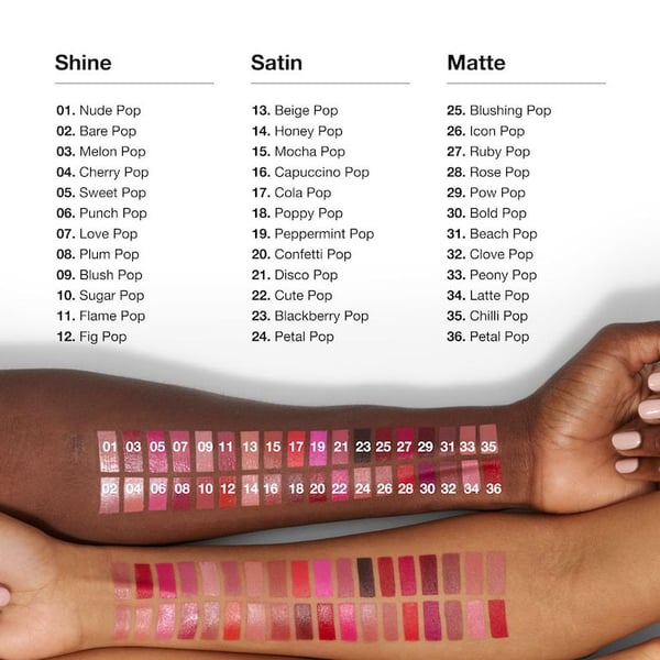 Clinique Pop Longwear Shine Lipstick Plum Pop 39g