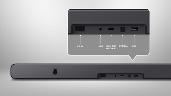 TCL S45HE lydplanke 2.0 Dolby Atmos Bluetooth, titan