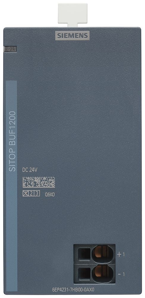 Siemens SIEM 6EP4231-7HB00-0AX0 Puffermodul SITOP BUF1200 Puffer- kapazität 300 ms/40, Valmiustila (ilman yhteyttä), CE, RoHS, REACH, 135 mm, 220 m...