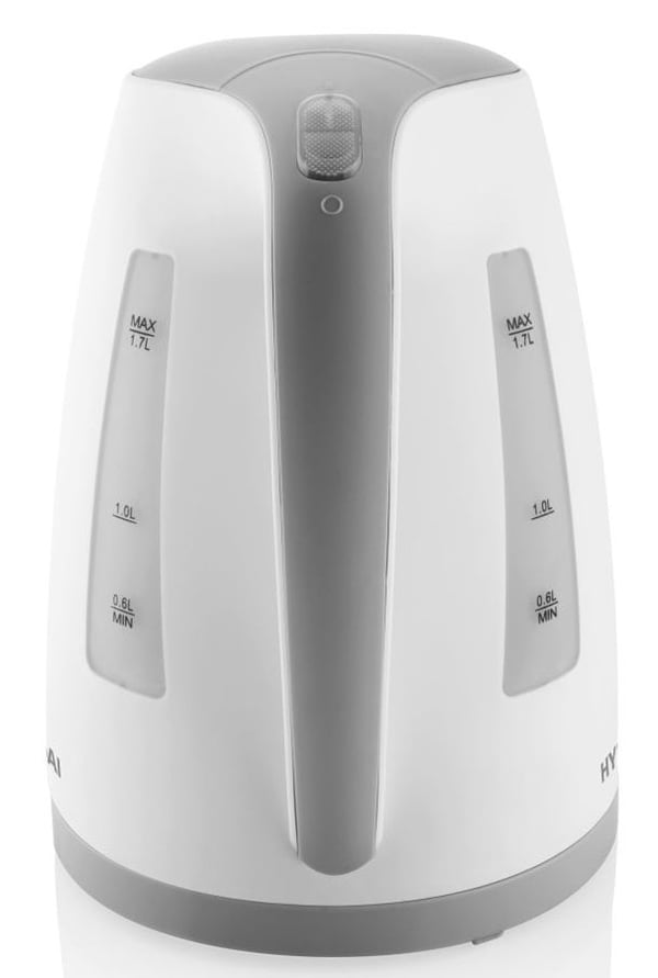 Hyundai VK107G, 1,7 l, 2200 W, Grå, Vit, Plast, Vattennivå indikator, Överhettningsskydd