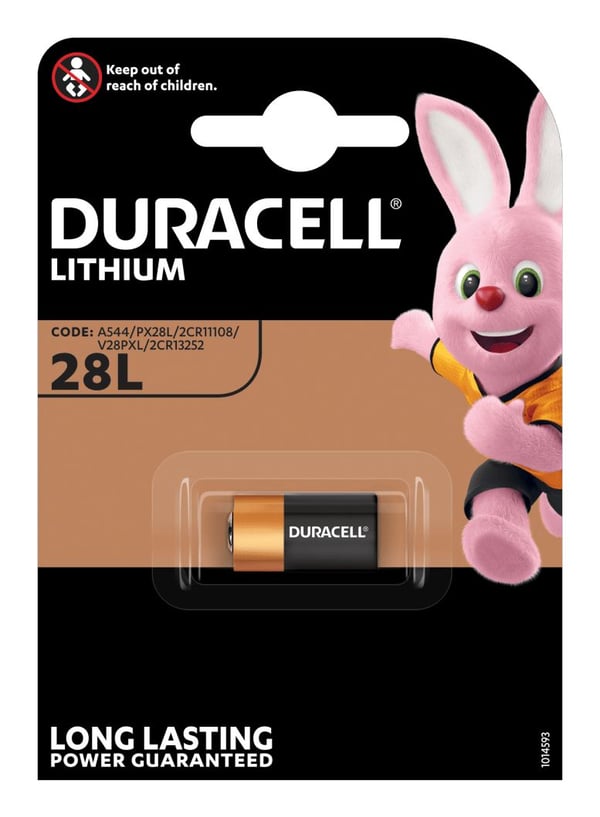 Batteri Duracell Photo 28L 6V Lithium 160 mAh 1 stk/pakning