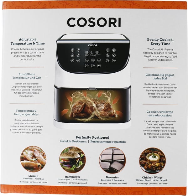 Cosori Premiuim Air Fryer Hvit - 5,5 Liter