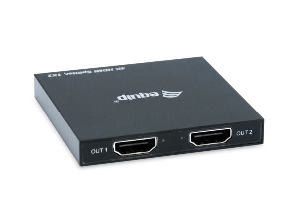 Equip 332715, HDMI, 2x HDMI, 3840 x 2160 pikseliä, Musta, Alumiini, 4K Ultra HD