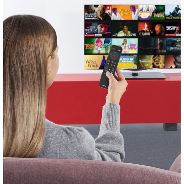 Hama 00221050, TV, IR trådlös, Tryckknappar, Uppladdningsbara, Svart