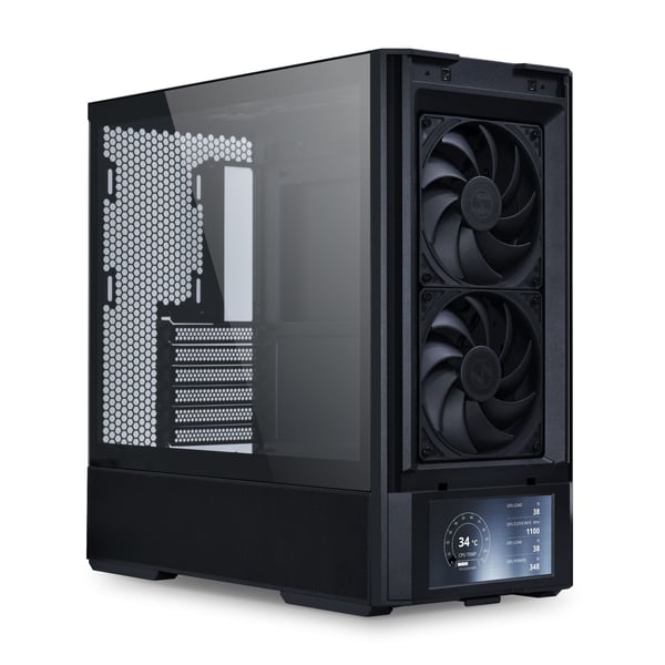 Lian Li LANCOOL 207 Digital LAN207DX datorchassi ATX härdat glas, svart
