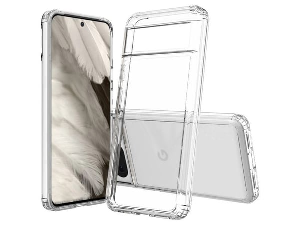 JT BERLIN Pankow Clear, Etui, Google, Pixel 8, 15,8 cm (6.2"), Gjennomsiktig