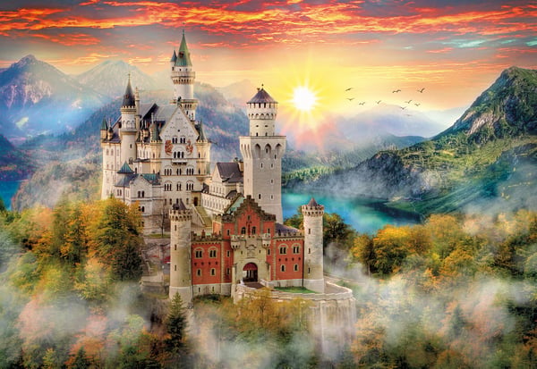 Clementoni Neuschwanstein Konturpussel 2000 st(s) City