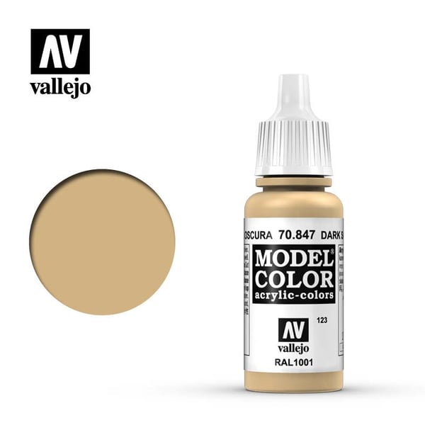 Vallejo 70.847, 17 ml, Brun, Matt, Flaska