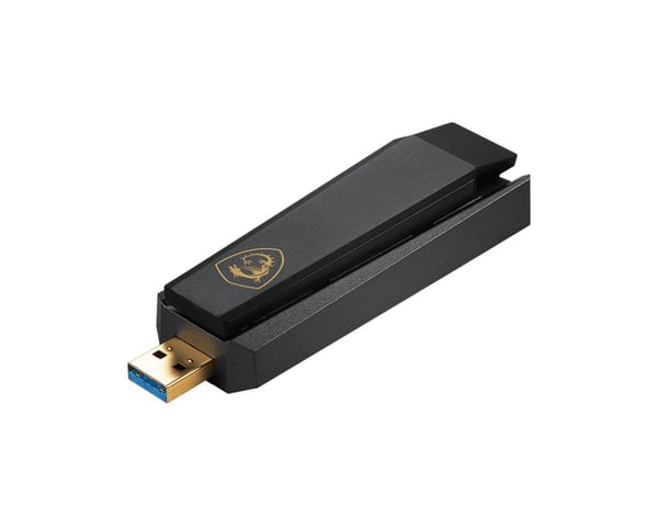 MSI AXE5400 - Nettverksadapter - USB 3.2 Gen 1 - Wi-Fi 6E