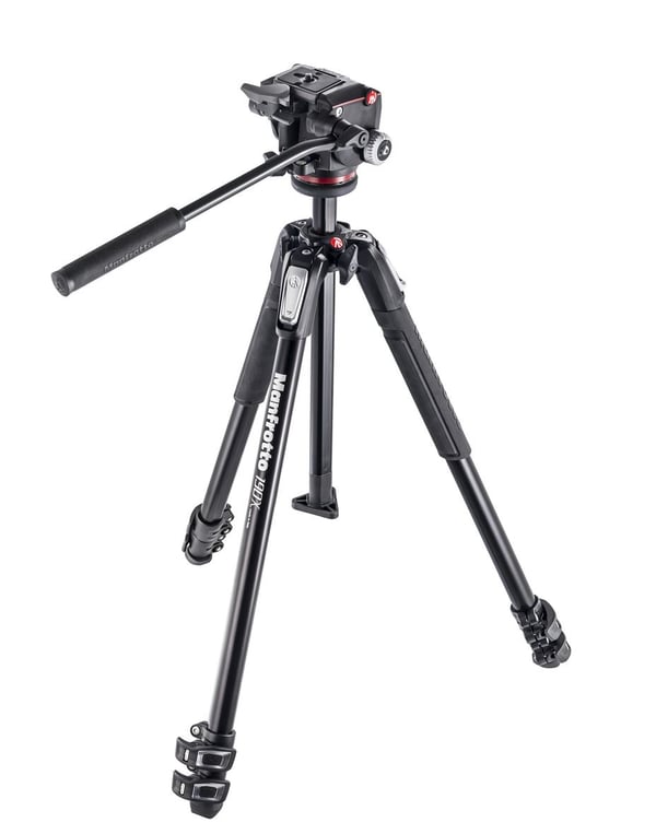 Manfrotto MK190X3-2W, 3 jalkoja, Musta, 14,5 cm, 2,75 kg