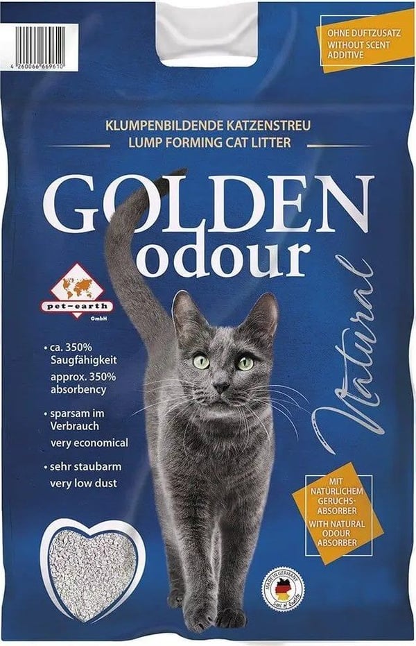PET EARTH SAND GOLDEN GRAY 7kg ODOUR