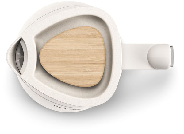Philips 5000 Series HD9365 Eco Conscious Edition - Vattenkokare - 1.7 liter - 2.2 kW - matt silkesvit