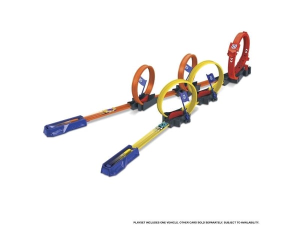 Hot Wheels HDR83 Action Multi Loop Race-off bilbana, 1 bil