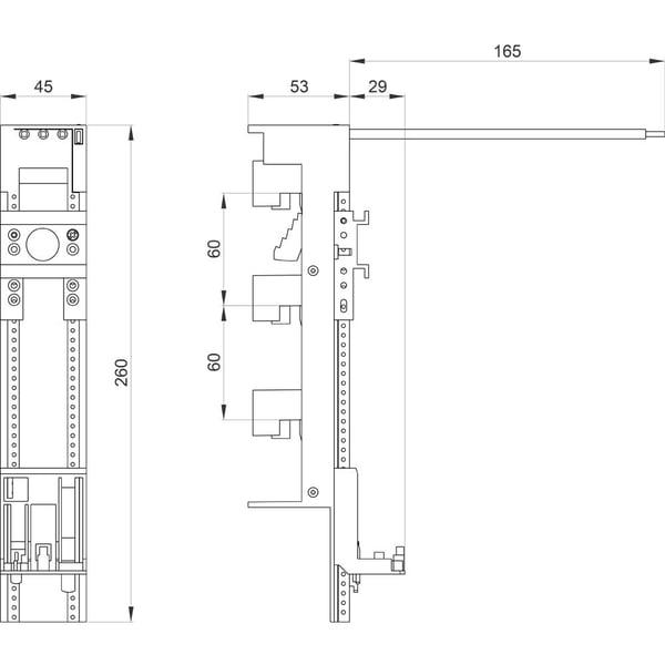 Siemens 8US1251-5DT11, Flerfarget, 1 stykker, 109 mm, 293 mm, 60 mm, 340 g