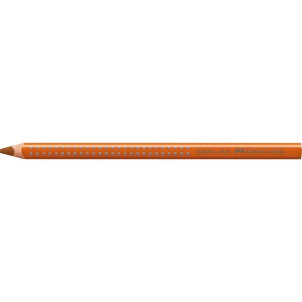 Färgpenna, Faber-Castell Grip, JUMBO, Ockra, triangulär - (12 st.)