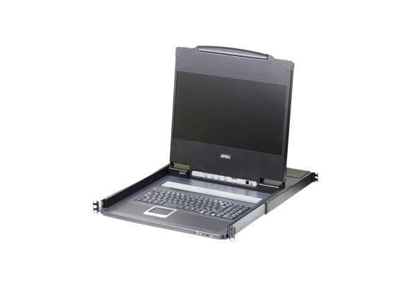 ATEN CL6700MW - KVM-konsoll - USB - 17.3" - kan monteres i rack - 1920 x 1080 Full HD (1080p) @ 60 Hz - 300 cd/m² - 650:1 - 8 ms - HDMI, DVI-D, VGA...
