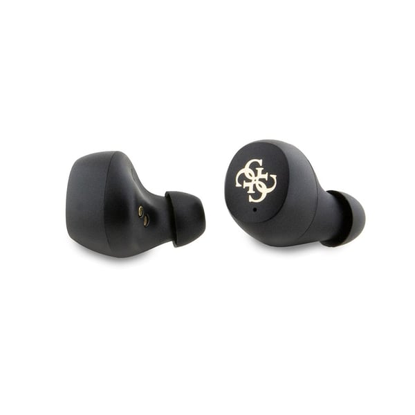 TWS Guess 4G Metalliset Bluetooth-kuulokkeet ENC-telakointiasemalla - ruskea