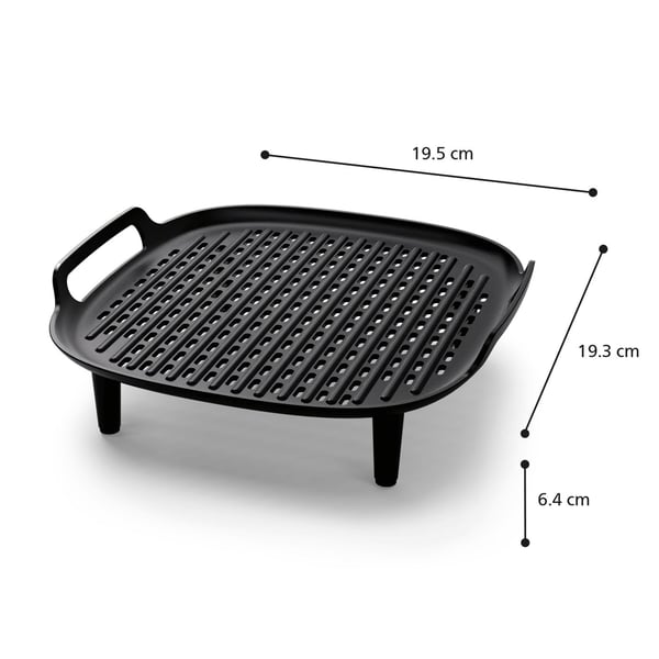 Philips HD9946/00 grillsett til Airfryer 6,2 L, svart